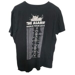 The Alarm World Tour 2018 Black Concert T-Shirt